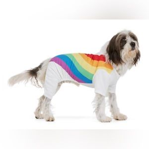 Adorable Rainbow dog outfit xxs brand new